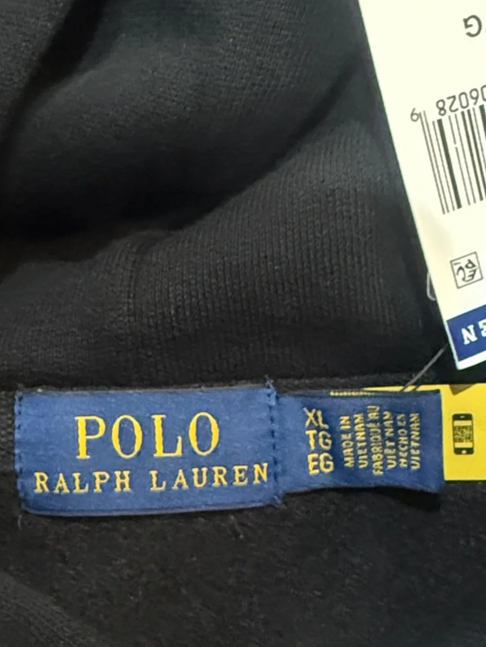 Polo Ralph Lauren Polo Bear Hoodie Black XL NWT Classic Teddy Sweatshirt
